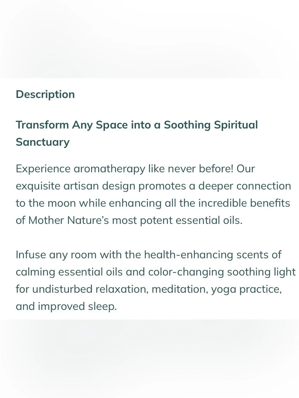 Happyhaves Moon Aromatherapy Diffuser